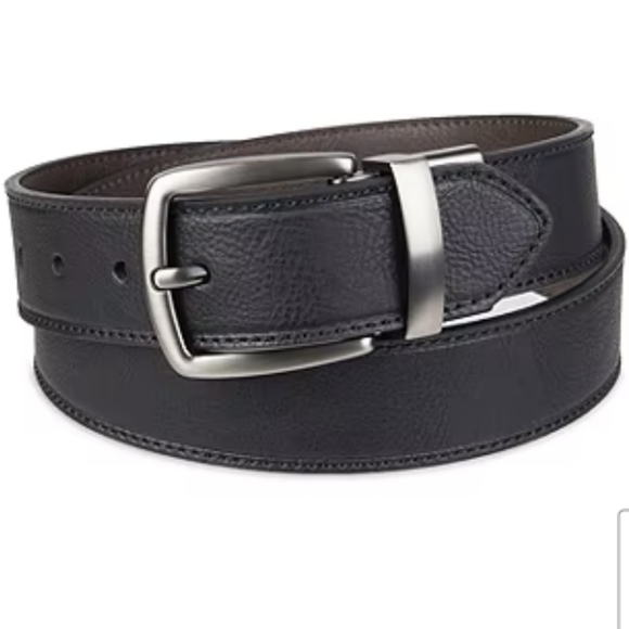 Columbia Reversible Leather Belt Black/Brown Size 42/105 - Picture 8 of 9